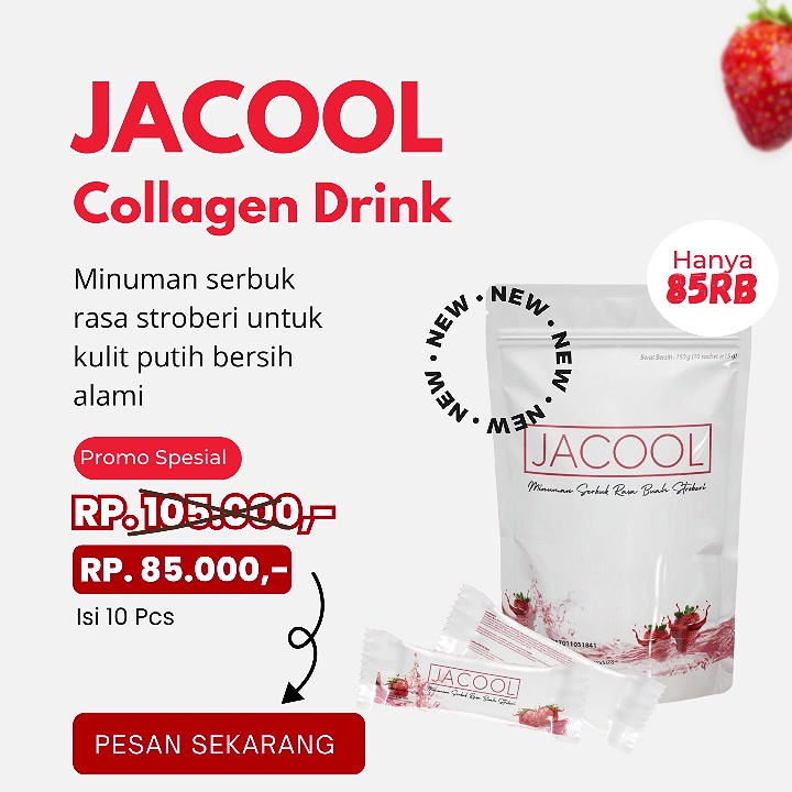 Jual Jacool Collagen Drink Minuman Kolagen Ikan + Vitamin C Rasa ...