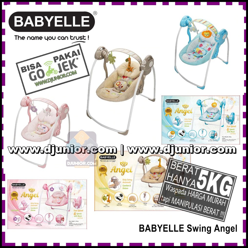 Jual BABY ELLE ANGEL OTOMATIS BABY SWING BOUNCER / BOUNCHER / BABYELLE ...