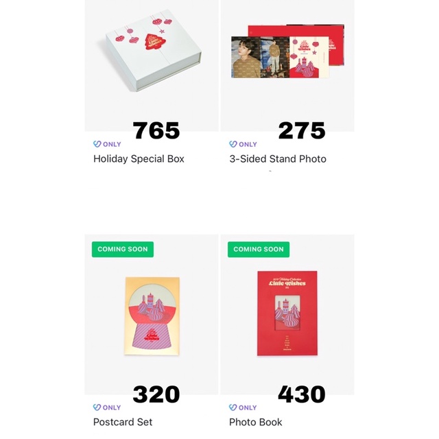 BTS 2021 Holiday Collection Little Wishes Merch Bundle Buy