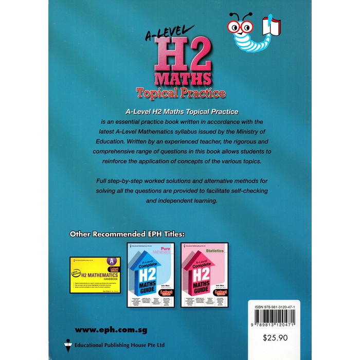 Jual EPH A Level H2 Maths Topical Practice (Latest Syllabus) | Shopee ...