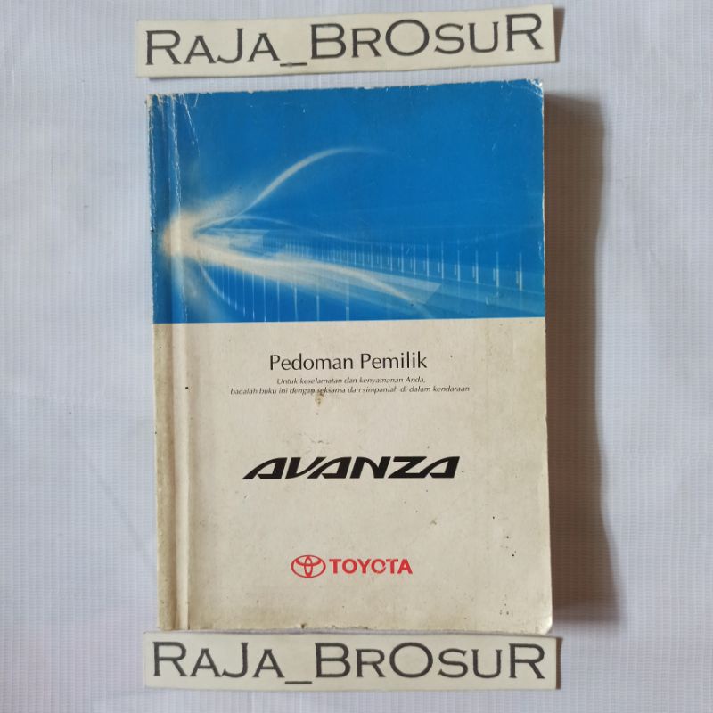 Jual Buku pedoman pemilik/Manual Book Toyota Avanza gen2 Shopee Indonesia