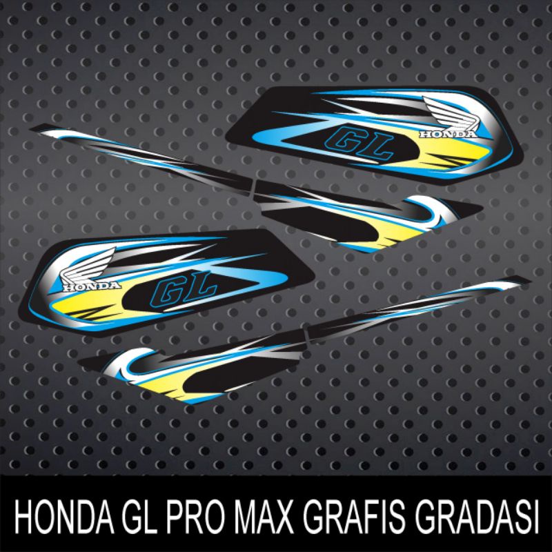 Jual Stiker Striping Motor Decal Variasi Honda Gl Pro Gl Max Grafis