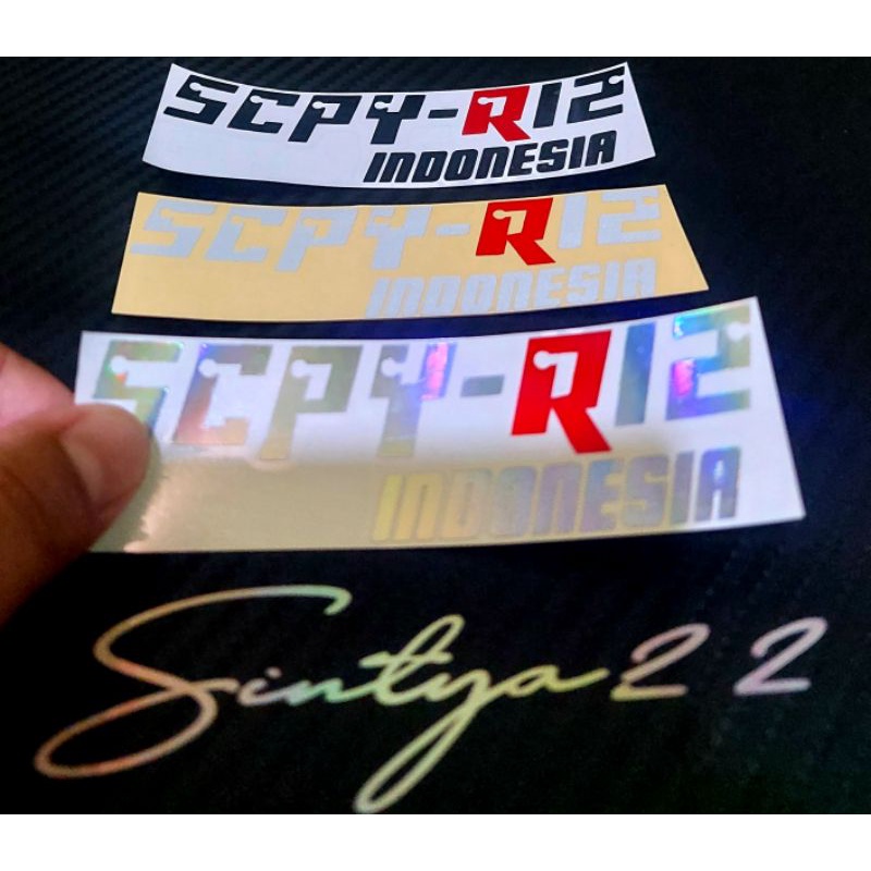 Jual STIKER SCPY-R12 INDONESIA CUTTING | Shopee Indonesia