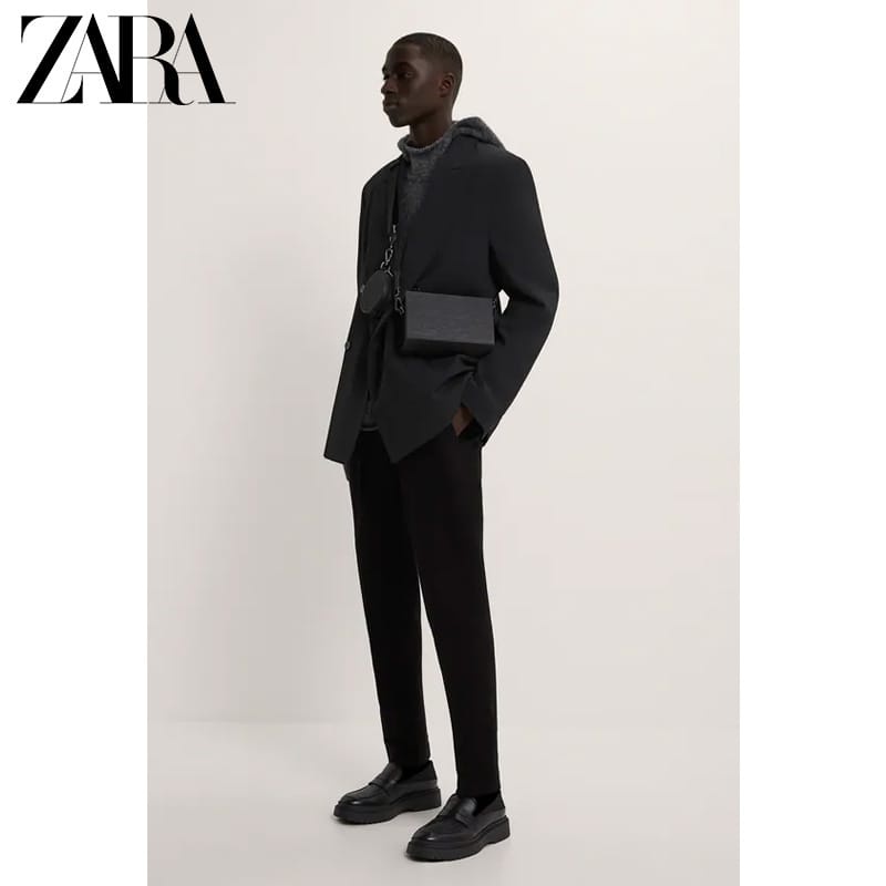 Zara sling best sale bag man