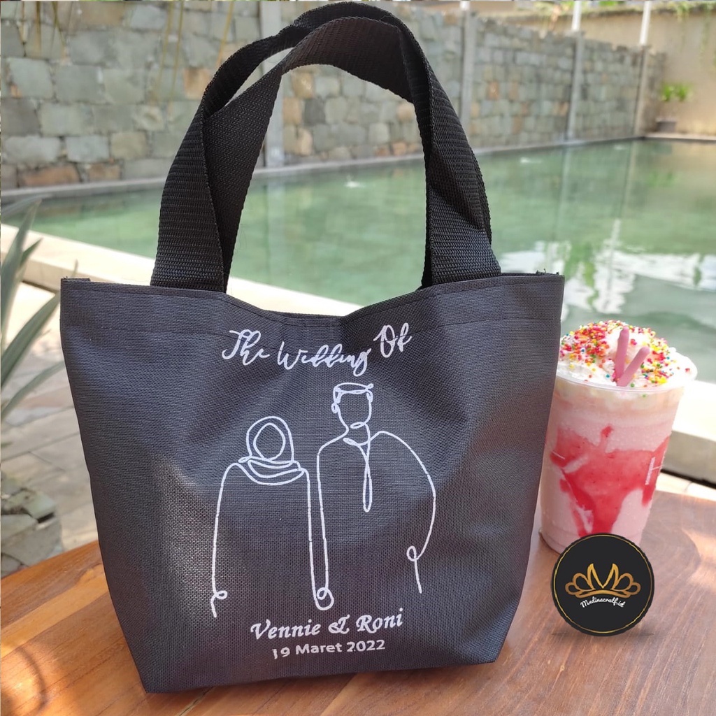 Jual Mini Vera Totebag Souvenir Pernikahan Undangan Ucapan Terima Kasih Wedding Nikah 8299