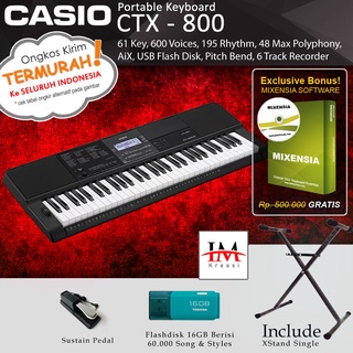 Keyboard casio ctx deals 800