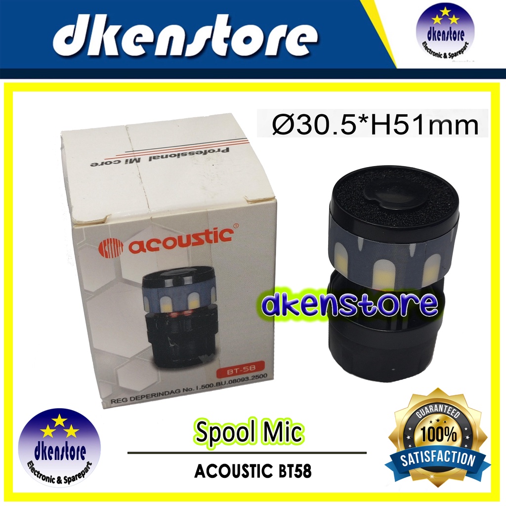 Jual Spool Mic Acoustic BT58 Vocal Original beta 58 | Shopee Indonesia