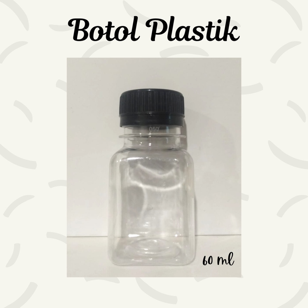 Jual Botol Plastik 60ml / Botol Plastik Kecil / Botol Travel Size ...