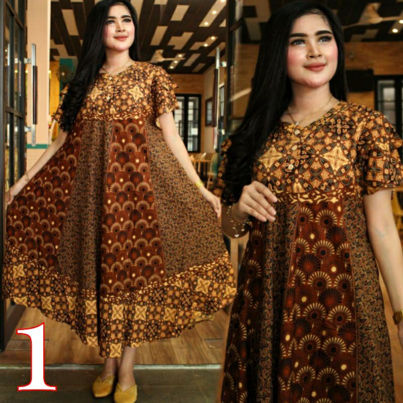Jual daster jumbo sogan clock daster sultan payung batik pekalongan ...