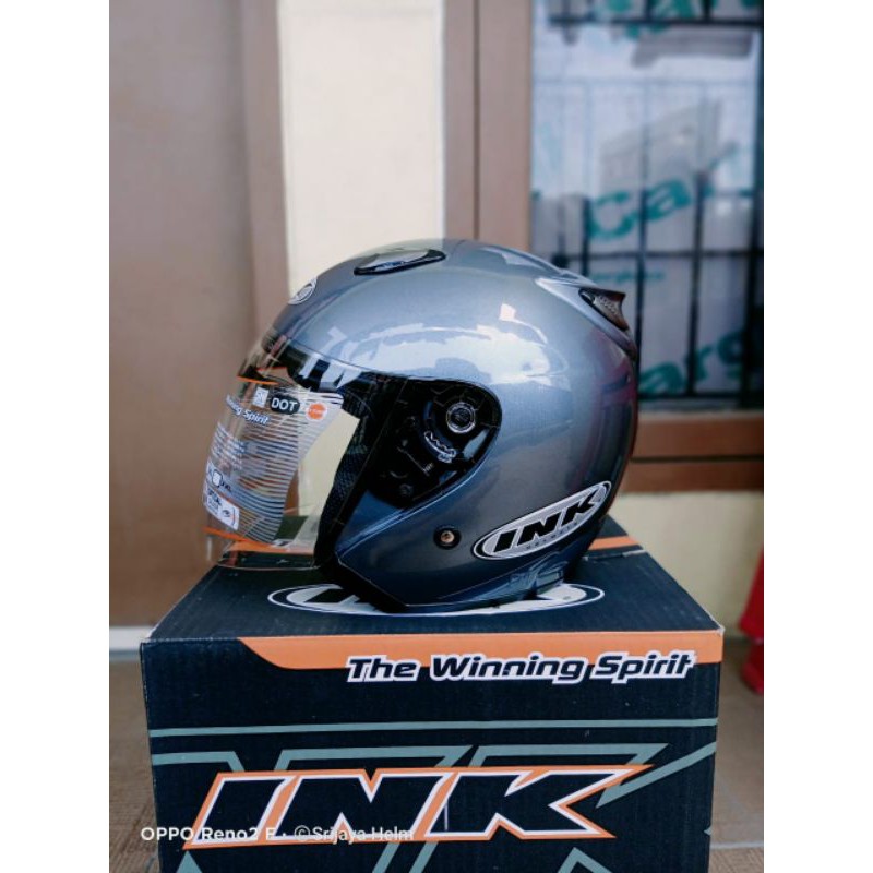 Jual HELM INK CENTRO ALLGREY ORIGINAL PULL WARNA | Shopee Indonesia