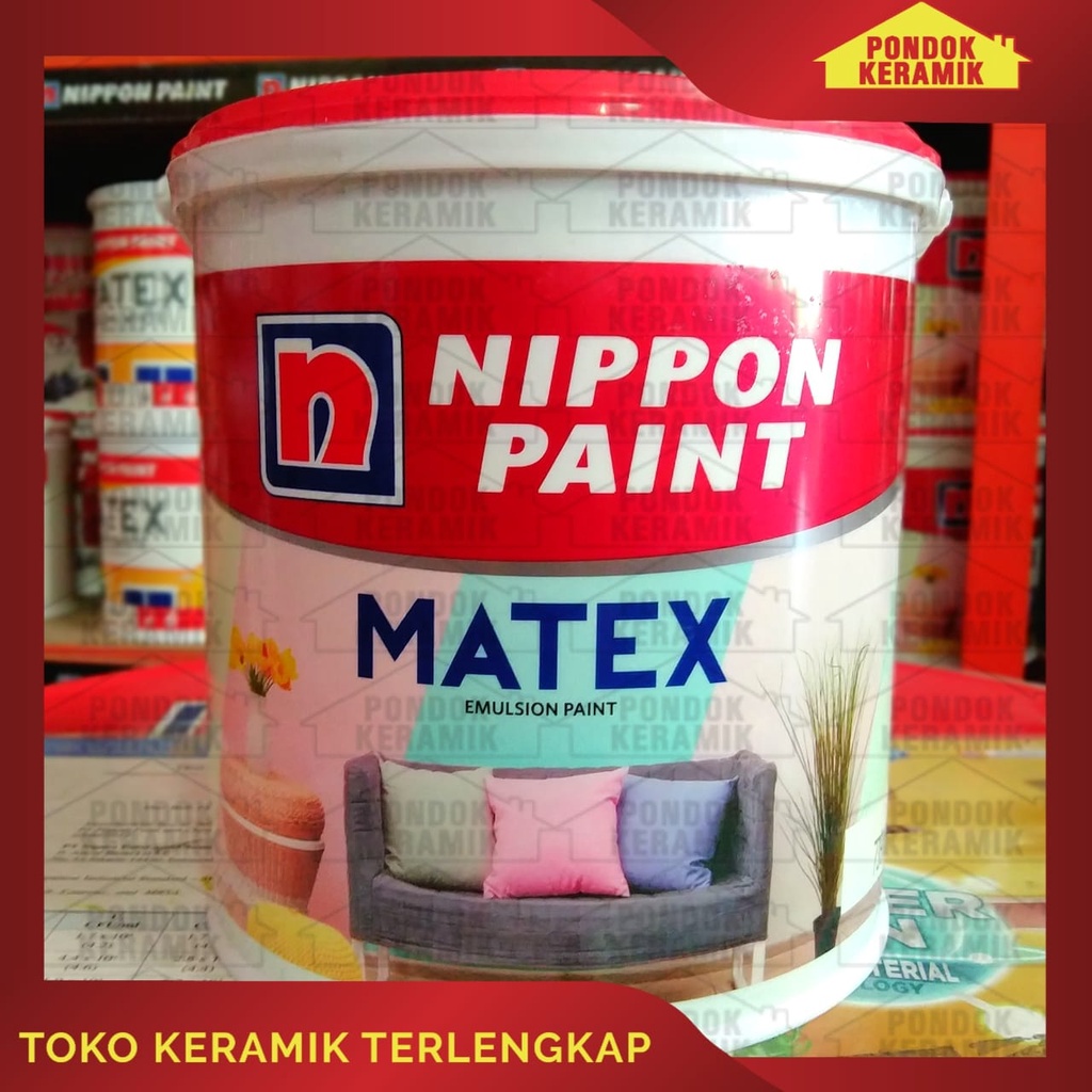 Jual Nippon Paint Matex Cat Tembok Interior Kg Shopee Indonesia