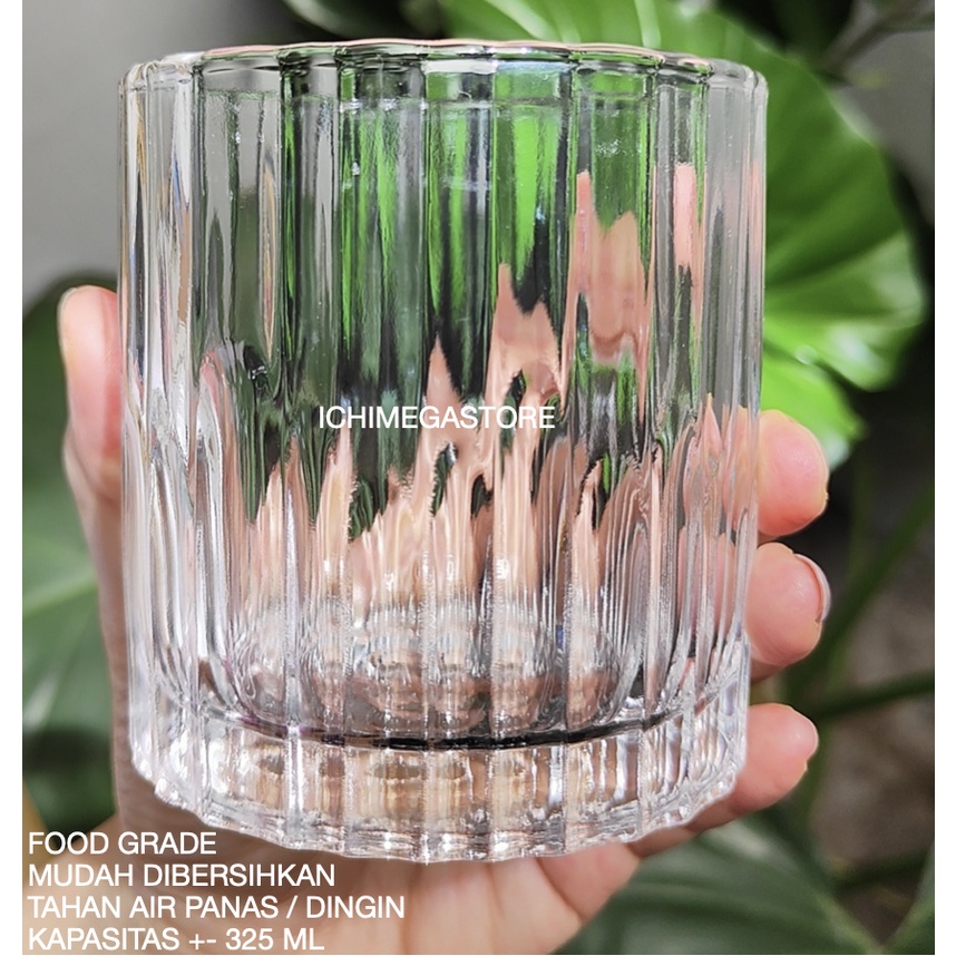 Jual Old Fashionated Glass Gelas Kaca Aesthetic Design Ichimegastore Shopee Indonesia 9361