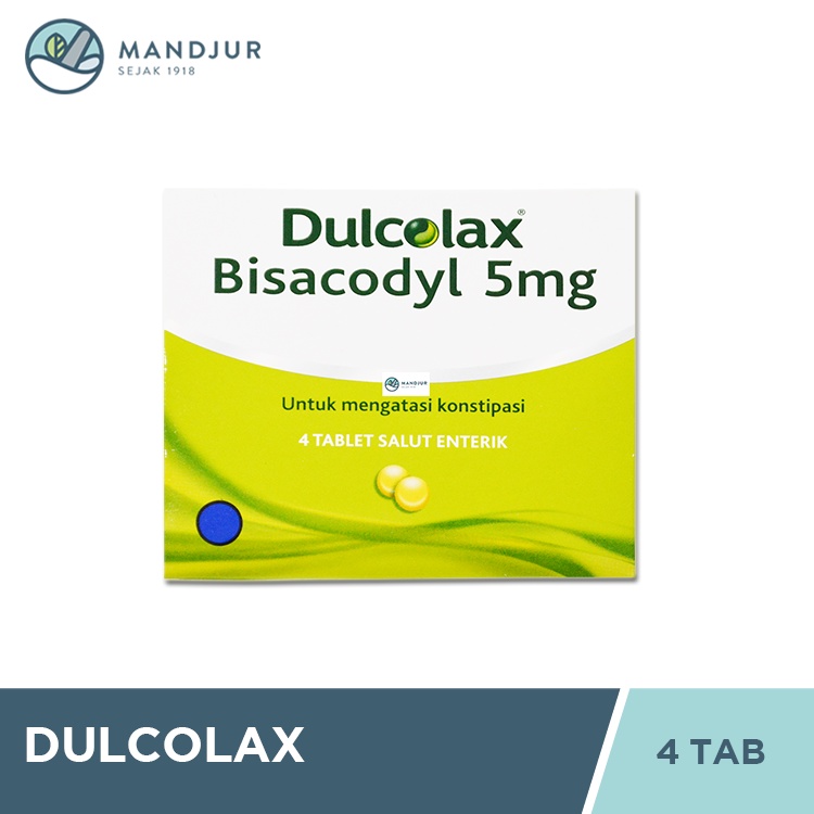 Jual Dulcolax 5 Mg 4 Tablet Obat Pencahar Konstipasi Sembelit