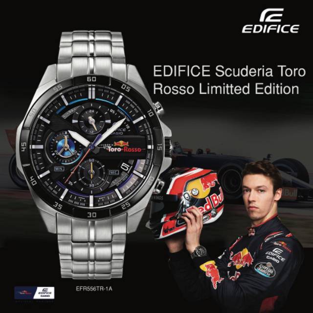 Jam casio edifice hot sale red bull