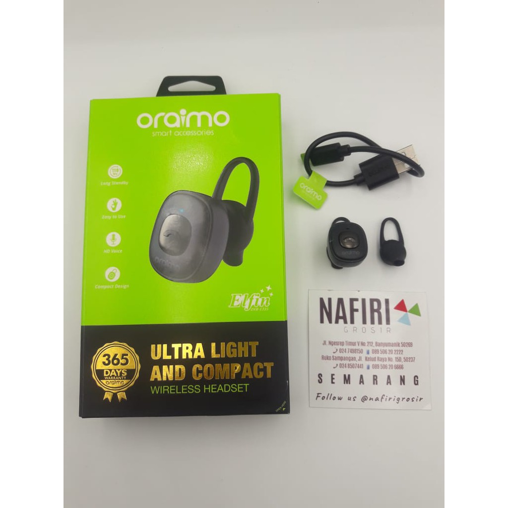 Jual EARPHONE BLUETOOTH ORAIMO OEB E33S ELFIN Shopee Indonesia