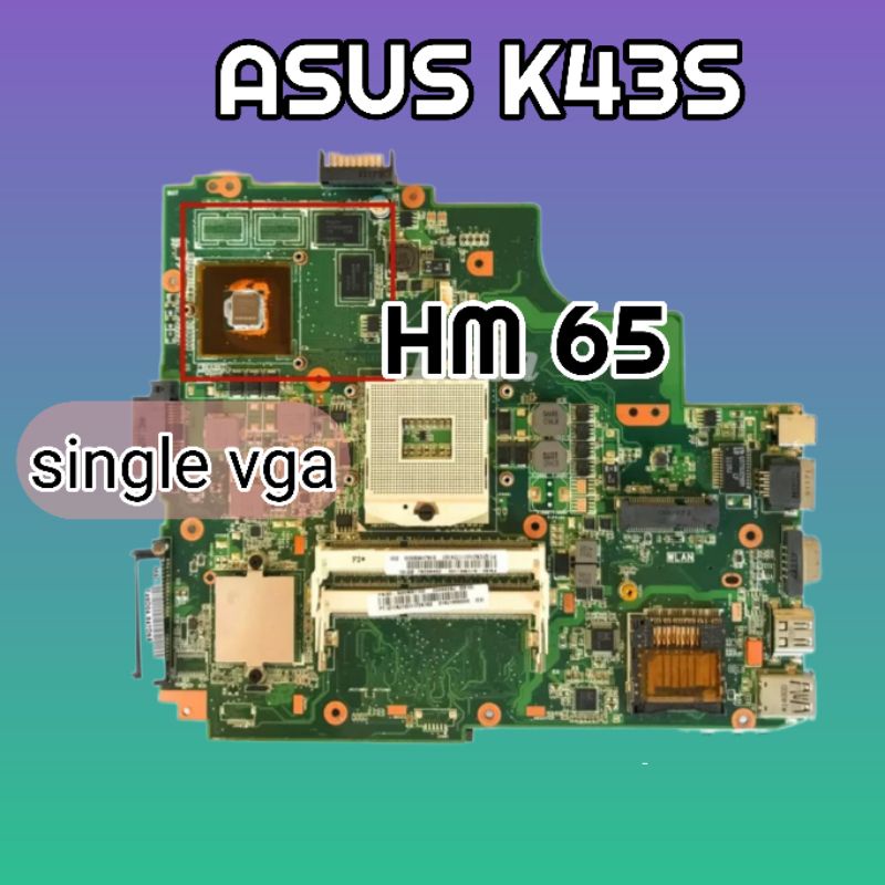 Jual Motherboard Mainboard Mobo Asus K43s A43s K43e P43e K43sv Non Prosesor Cpu Hm65 Shopee 9815