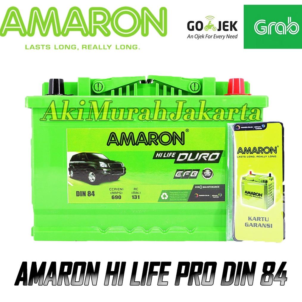 Jual Aki Mobil Fortuner Vrz Diesel Din 84 / 58024 Amaron Hi-Life 12V