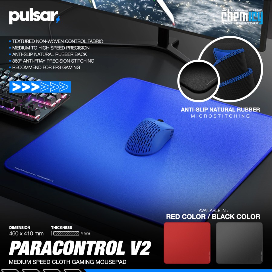 Jual Pulsar ParaControl V2 XL Cloth Gaming Mousepad | Shopee Indonesia