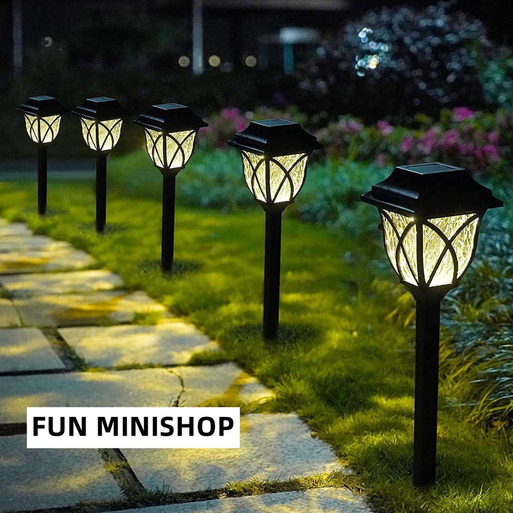 Jual LAMPU TAMAN LED SOLAR PANEL LAMPU HIAS TAMAN WATERPROOF | Shopee