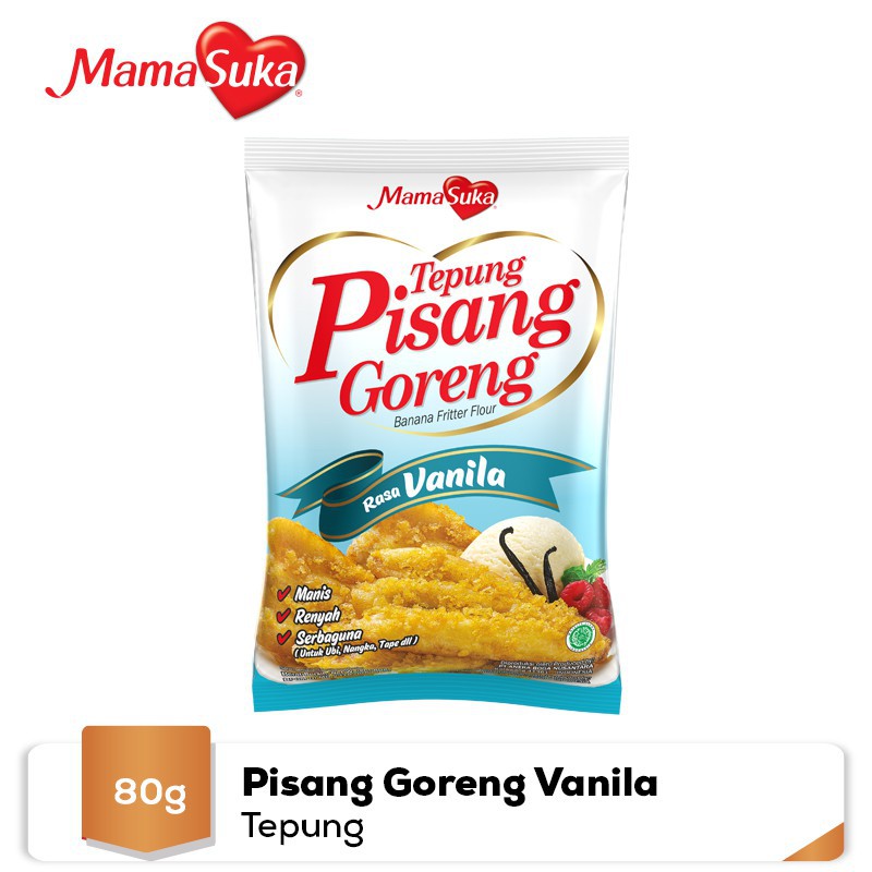 Jual Tepung Bumbu Pisang Goreng Vanilla Mama Suka Gr Shopee Indonesia