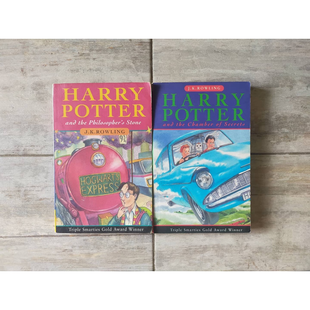 Jual Paket Buku Novel JK Rowling Serial Harry Potter 1-2 Impor Terbitan ...