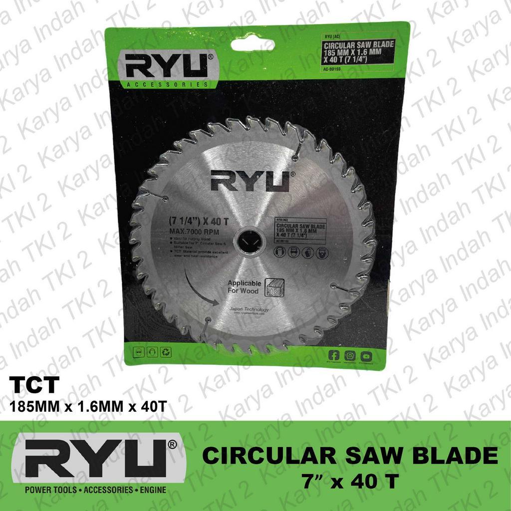 Jual Circular Saw Blade X T Ryu Mata Gergaji Bundar Circle Kayu