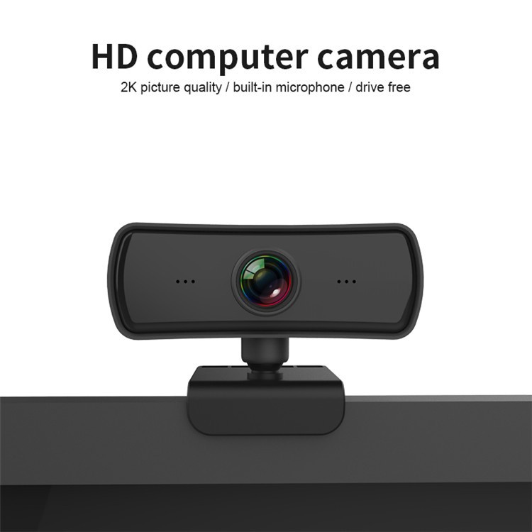 Jual Webcam 4MP QHD 2K 1440p With Mic and Cover zoom sekolahkerja ...