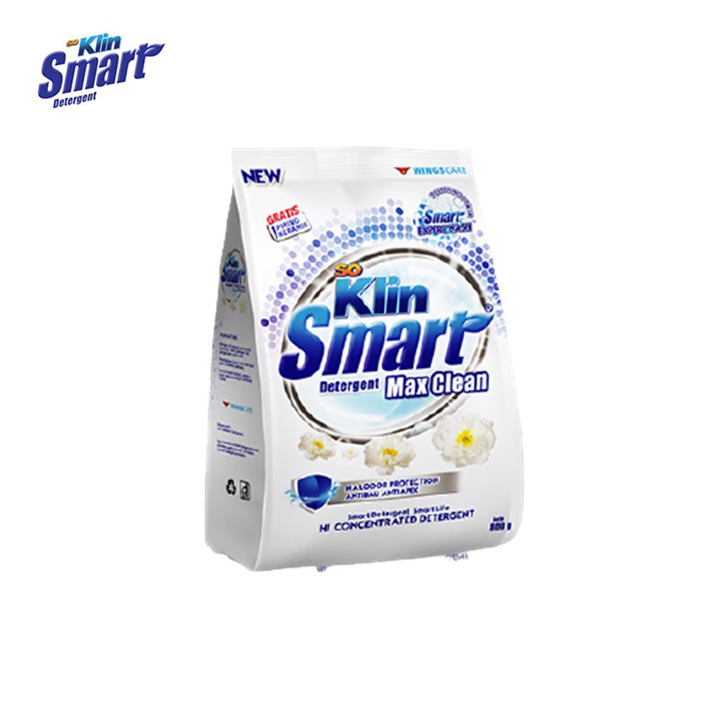 Jual SOKLIN SMART DETERGEN MAX CLEAN BUBUK 725gr | Shopee Indonesia