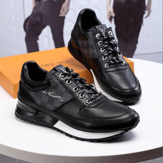sepatu lv sneaker mirror quality shoes lou is vuitton pria terbaru branded