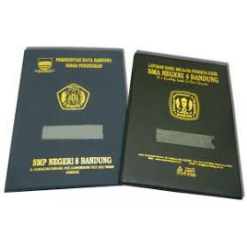 Jual Sampul Map Ijazah Ijasah Buku Rapot Raport Hotprint report cover ...