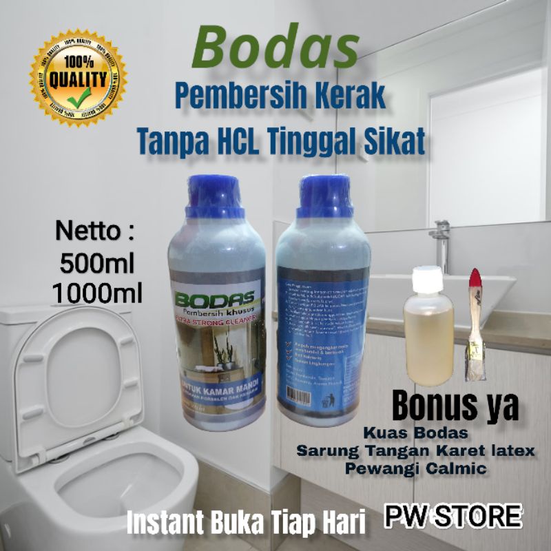 Jual Bodas Pembersih Kerak Lantai Kamar Mandi Toilet Free Kuasandpewangi