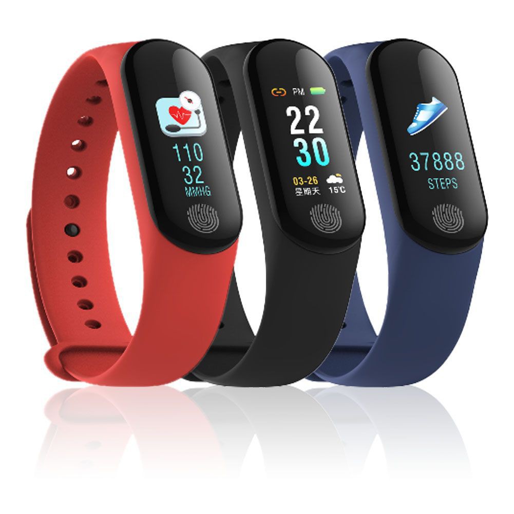 Jual Smart Band M3 Plus Watch Smartband Smartwatch Jam Tangan Pintar Bergaransi Hitam Shopee Indonesia