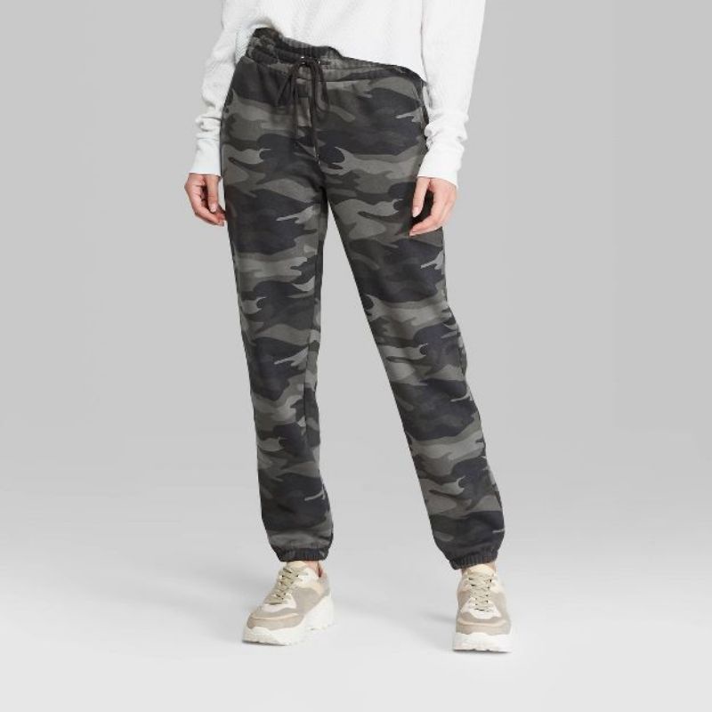 Jual Wild Fable High-Rise Vintage Jogger Sweatpants Wanita Celana