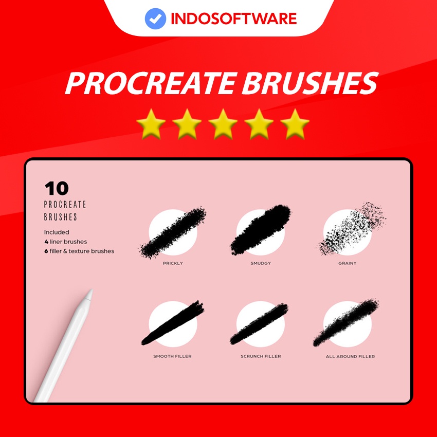 Jual PAKET PROCREATE BRUSHES PREMIUM BUNDLE PACK VOL 1 PRO CREATE ...