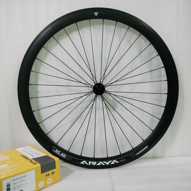 Jual Wheelset 700c roadbike Strummer rims 32 hole profile 40mm ...