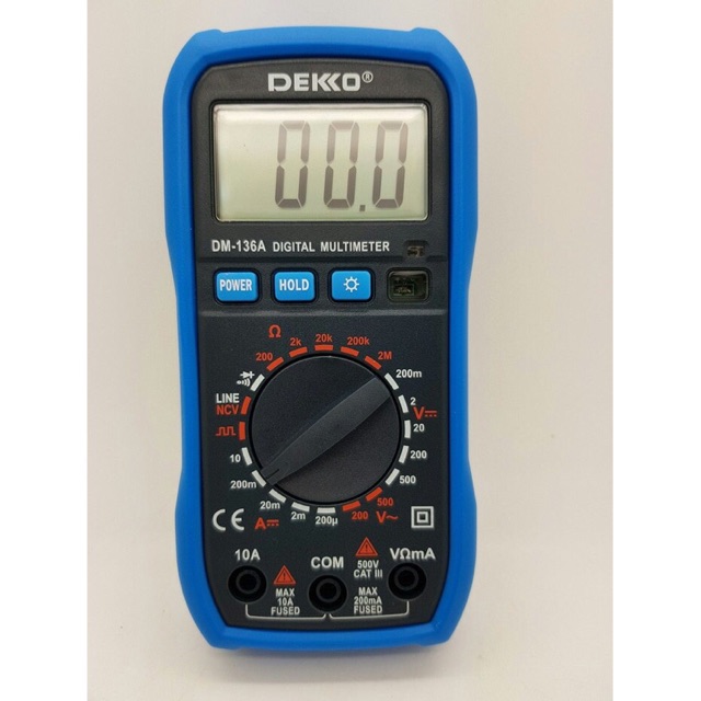 Jual DEKKO DM-136A DIGITAL MULTIMETER MULTITESTER | Shopee Indonesia