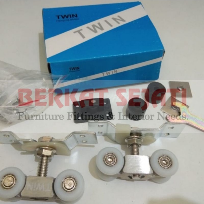 Jual (80 KG) Roda + Rel Pintu Rumah Sliding Geser Penyekat Partisi ...