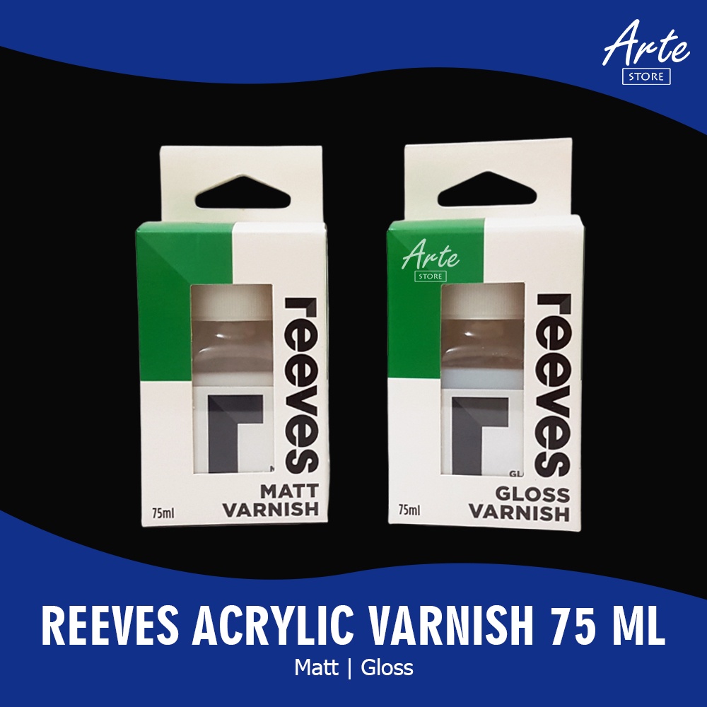 Jual Reeves Acrylic Medium Matt / Gloss Varnish 75 ml Shopee Indonesia