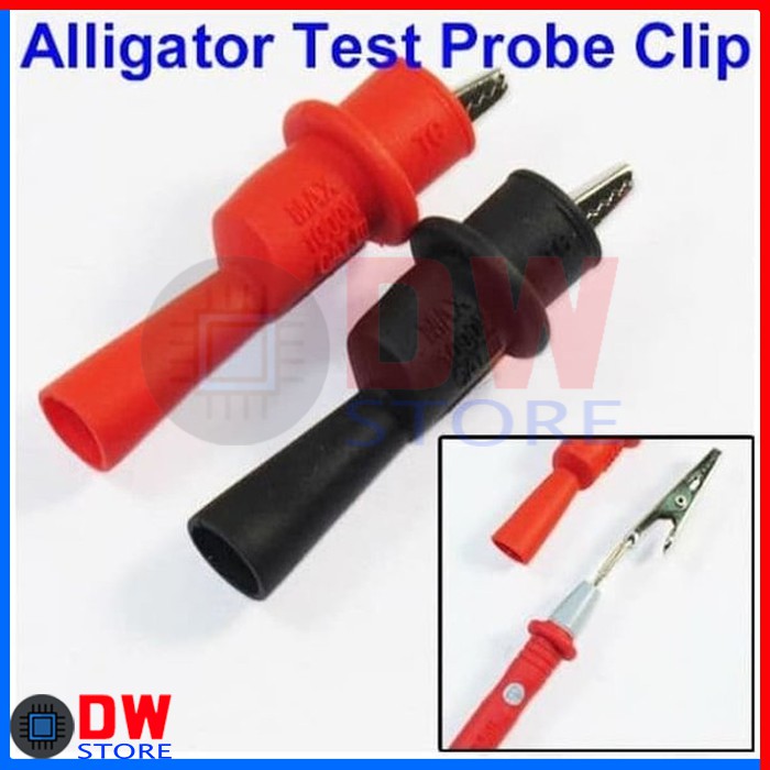 Jual Capit Buaya Alligator Clip Khusus untuk Kabel Pen Probe Avometer ...