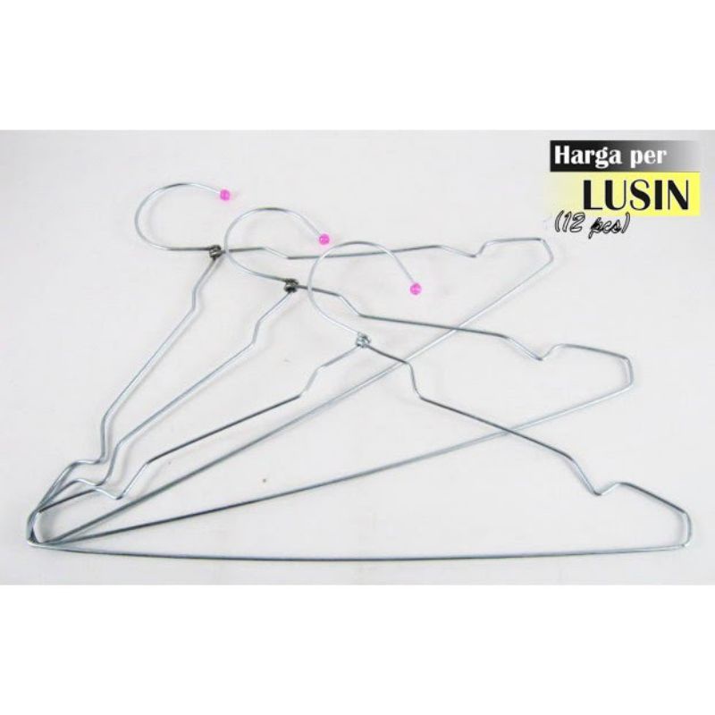 Jual Hanger Besi Gantungan Baju Kawat Besi Pcs Shopee Indonesia