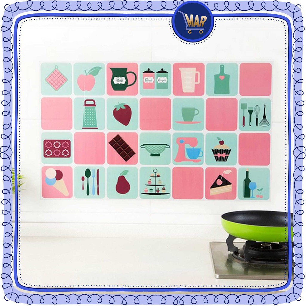 Jual Stiker Dinding Dapur Anti Minyak Wall Sticker Dapur | Shopee Indonesia