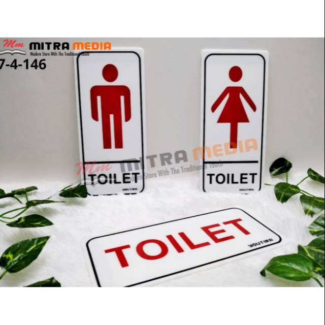 Jual Tulisan Acrylic Toilet Wanita Dan Pria Tanggung Akrilik Sekolah Murah Shopee Indonesia 8387