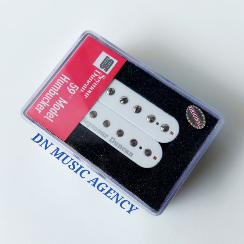 Jual seymour duncan SH1N 59 dan SH4 bridge white gitar pickup authentic