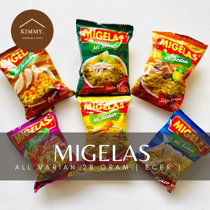 Jual Mie Gelas 28 Gram Semua Rasa Ecer Satuan Bisa Mix Migelas