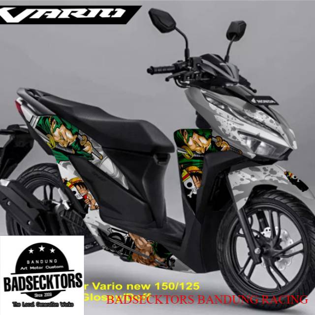 Jual Sticker Decal Full Body Honda Vario New One Piece Zoro Keren Shopee Indonesia