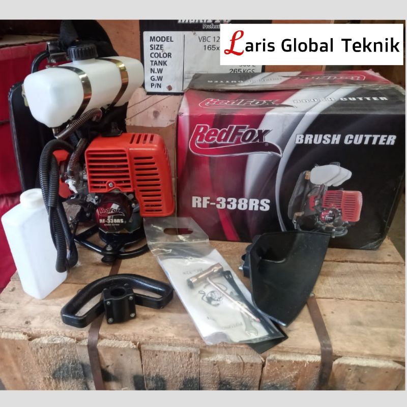 Jual REDFOX RF 338 Recoil Brush Cutter Mesin Potong Rumput Gendong 2 ...