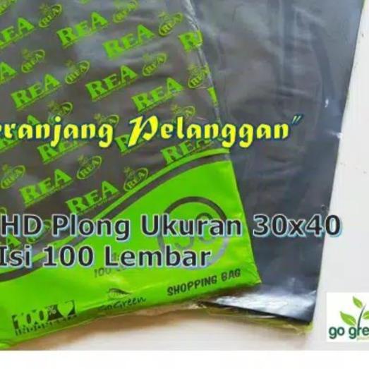 Jual Kantong Plastik HD Plong 30x40 isi 100 lembar merk REA - Silver ...