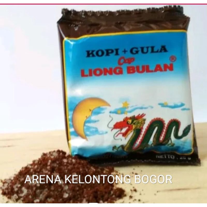 Jual KOPI LIONG BULAN PLUS GULA KHAS BOGOR 28 gr Sachet Shopee Indonesia