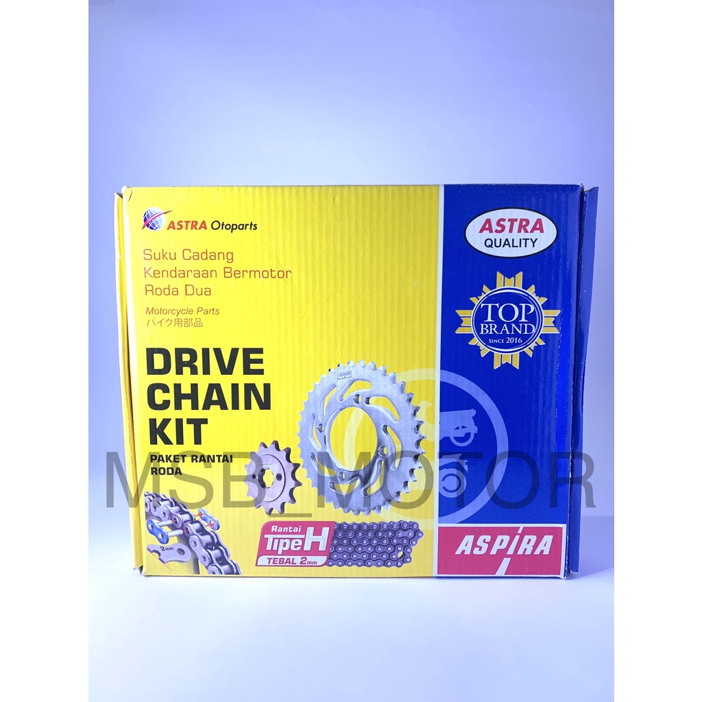 Jual Paket Gear Set ASPIRA K41 HONDA SUPRA X 125 FI Shopee Indonesia