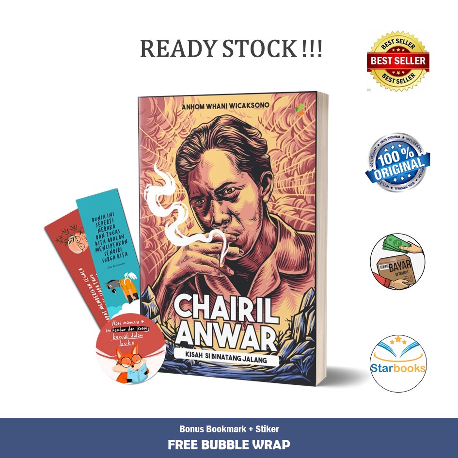 Jual Buku Chairil Anwar : Kisah Si Binatang Jalang - C-Klik Media ...